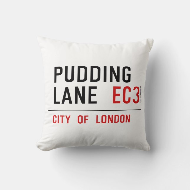 Pudding Lane Cushion (Front)
