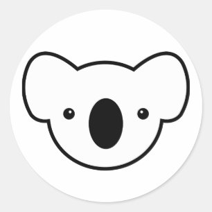 Pudding the Koala Classic Round Sticker