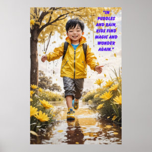 Puddles and Rain Poster