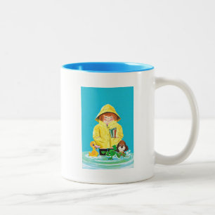Puddles of Fun Two-Tone Coffee Mug