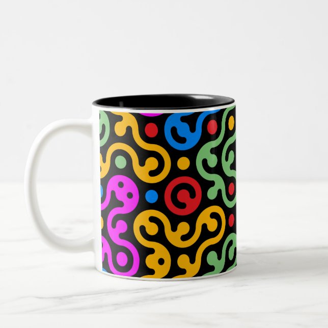 Puddles Refilled Two-Tone Coffee Mug (Left)