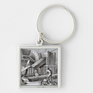Puddling Iron Key Ring
