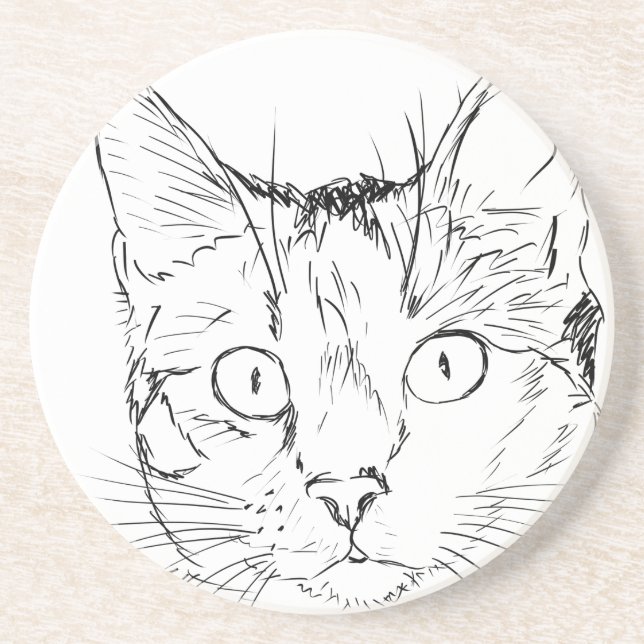 Puddy Cat Coaster (Front)