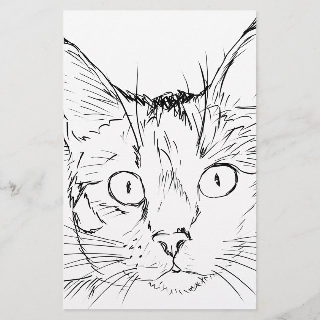 Puddy Cat Stationery (Front)