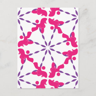 Pudelmuster Postcard