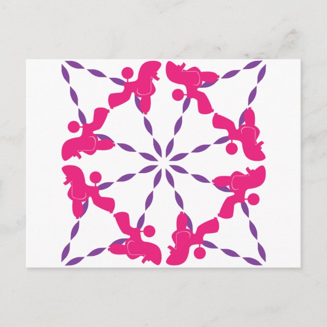 Pudelmuster Postcard (Front)