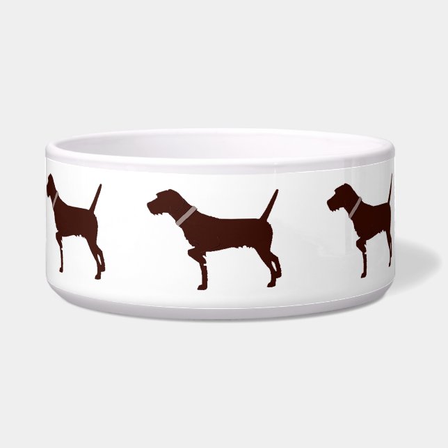Pudelpointer Dog Bowl (Front)