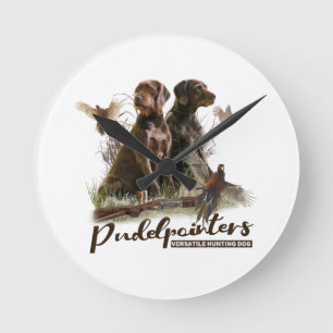 Pudelpointers, Hunting pheasant    Round Clock