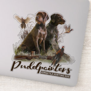 Pudelpointers, Hunting pheasant Sticker