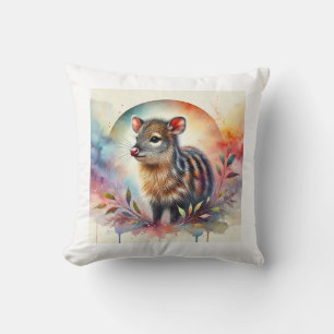Pudu 081024AREF139 - Watercolor Cushion