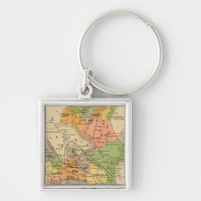 Puebla, Mexico Key Ring (Front)
