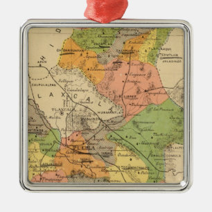 Puebla, Mexico Metal Ornament