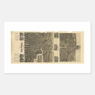 Pueblo Colorado (1890) Rectangular Sticker