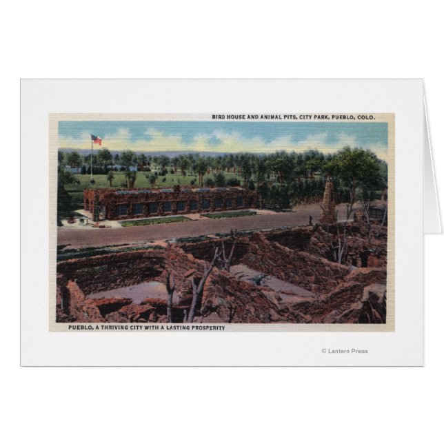 Pueblo, Colorado - Bird House & Animal (Front Horizontal)