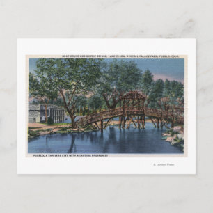 Pueblo, Colorado - Boat House & Rustic Postcard