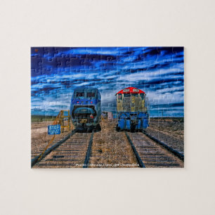 Pueblo Colorado Trains and Locomotives Jigsaw Puzzle