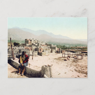 Pueblo de Taos New Mexico Postcard