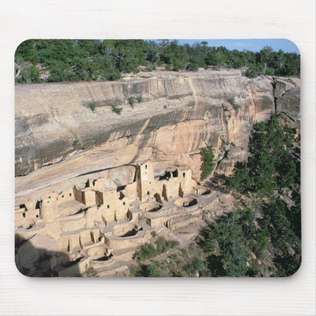 Pueblo Indian cliff dwellings Mouse Pad (Front)