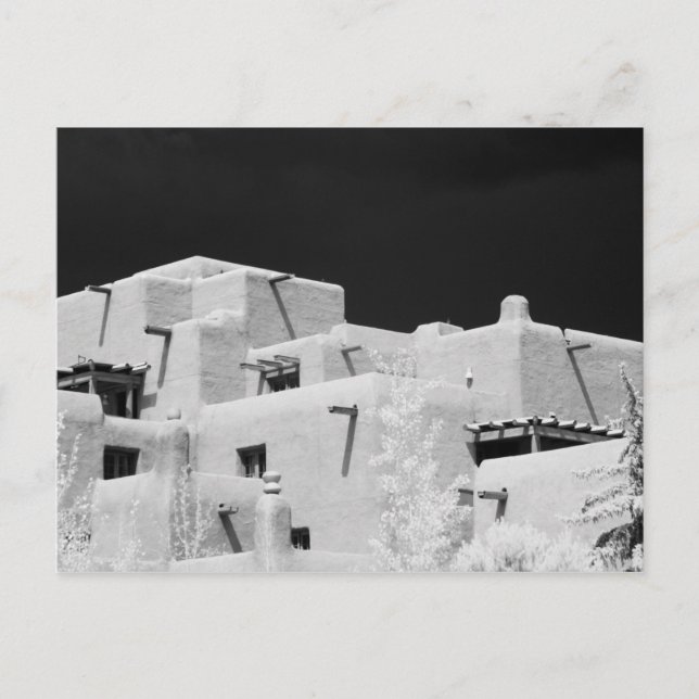 Pueblo style adobe Inn at Loretto, Santa Fe, New Postcard (Front)