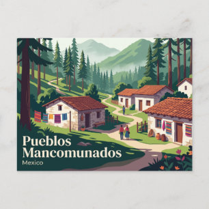 Pueblos Mancomunados, Oaxaca Mexico Postcard