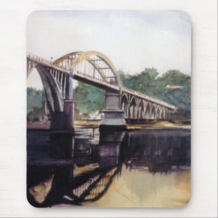 Puente del Pedrido (A Coruña) Mouse Pad