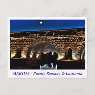 Puente Romano & Lusitania Postcard