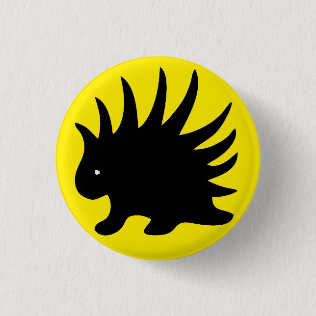 Puerco Espín Liberal- M2 Button (Front)