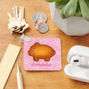 Puerquito De Piloncillo Pan Dulce Key Ring
