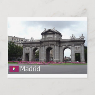 Puerta de Alcalá, Madrid Postcard