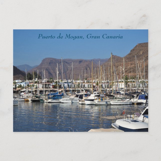 Puerto de Mogan, Gran Canaria, Postcard (Front)