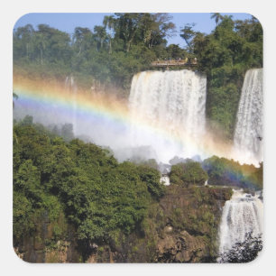 Puerto Iguazu, Argentina. The breathtaking Square Sticker