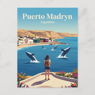 Puerto Madryn Argentina Postcard
