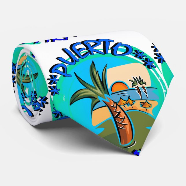 Puerto Paradise Tie (Rolled)