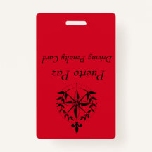 Puerto Paz - Driving Penalty Card (red)