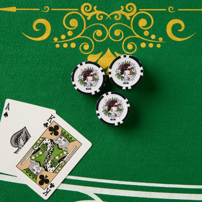 Puerto Rican $10 Poker Chip (Poker Table (Stack))