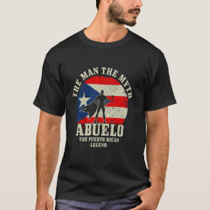 Puerto Rican Abuelo Puerto Rico Pride Boricua Fath T-Shirt