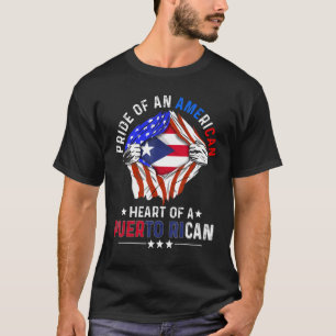 Puerto Rican American America Pride Cuba Puerto Ri T-Shirt
