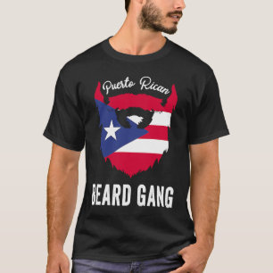 Puerto Rican Beard Gang  Puerto Rico National Flag T-Shirt