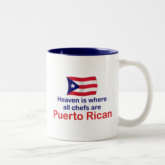 Puerto Rican Chefs Two-Tone Coffee Mug (Right)
