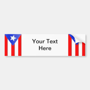 Puerto Rican Flag Bumper Sticker