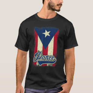 Puerto Rican Flag Ponce Pride Puerto Rico T-Shirt