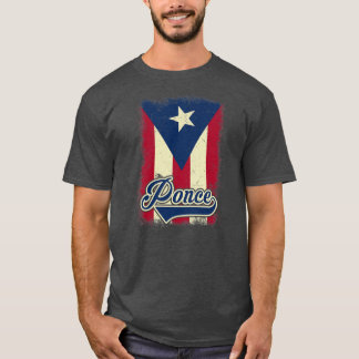 Puerto Rican Flag Ponce Pride Puerto Rico  T-Shirt