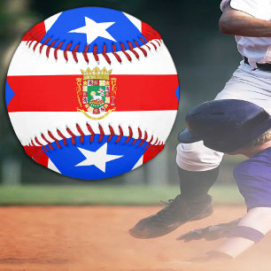 Puerto Rican Flag & Puerto Rico / Baseball Balls