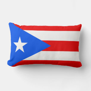 Puerto Rican Flag (Puerto Rico) Lumbar Cushion