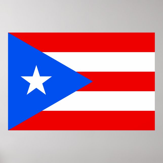 Puerto Rican Flag (Puerto Rico) Poster (Front)