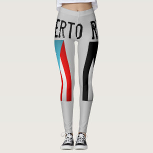 Puerto Rican Flags  Leggings