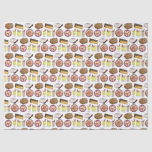 Puerto Rican Food Cuisine Love Puerto Rico Foodie Tissue Paper