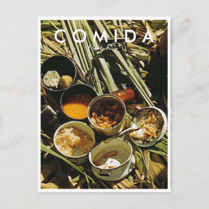 Puerto Rican Food, History, Puerto Rico Postcard