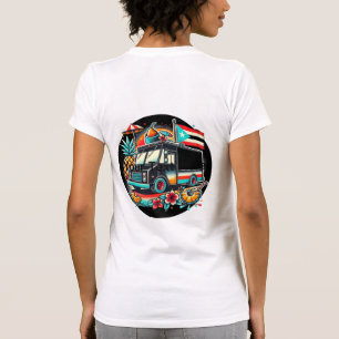 Puerto Rican Food Truck T-Shirt Puerto Rico Foodie