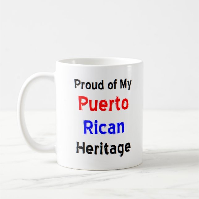puerto rican heritage coffee mug (Left)